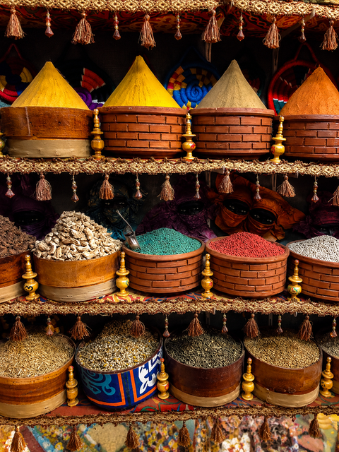 traditional spice stores and essential oils