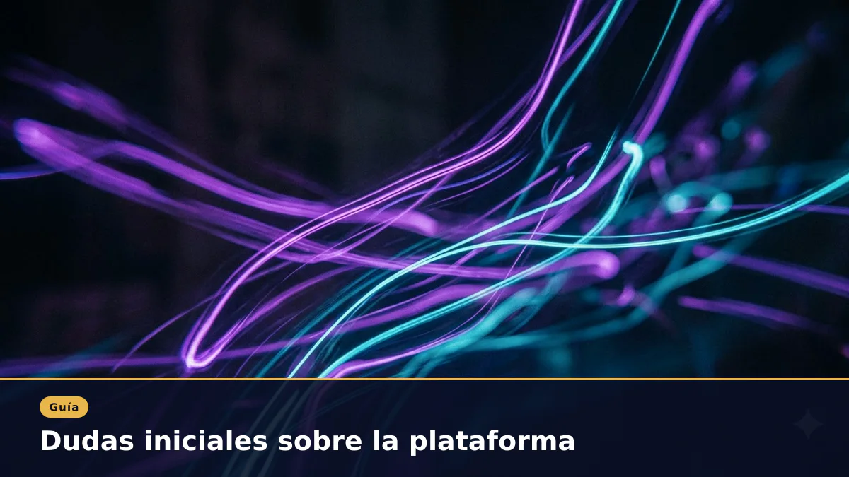 Dudas iniciales sobre la plataforma