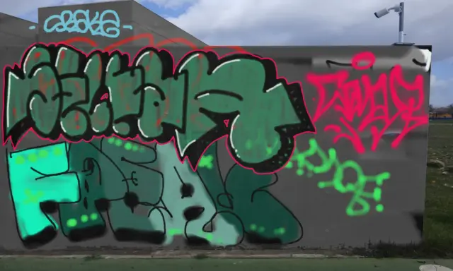 Graffiti artwork by senartolai