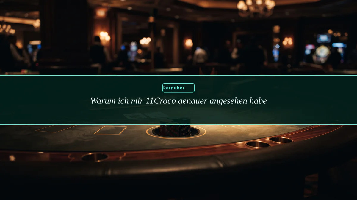 Warum ich mir 11Croco genauer angesehen habe