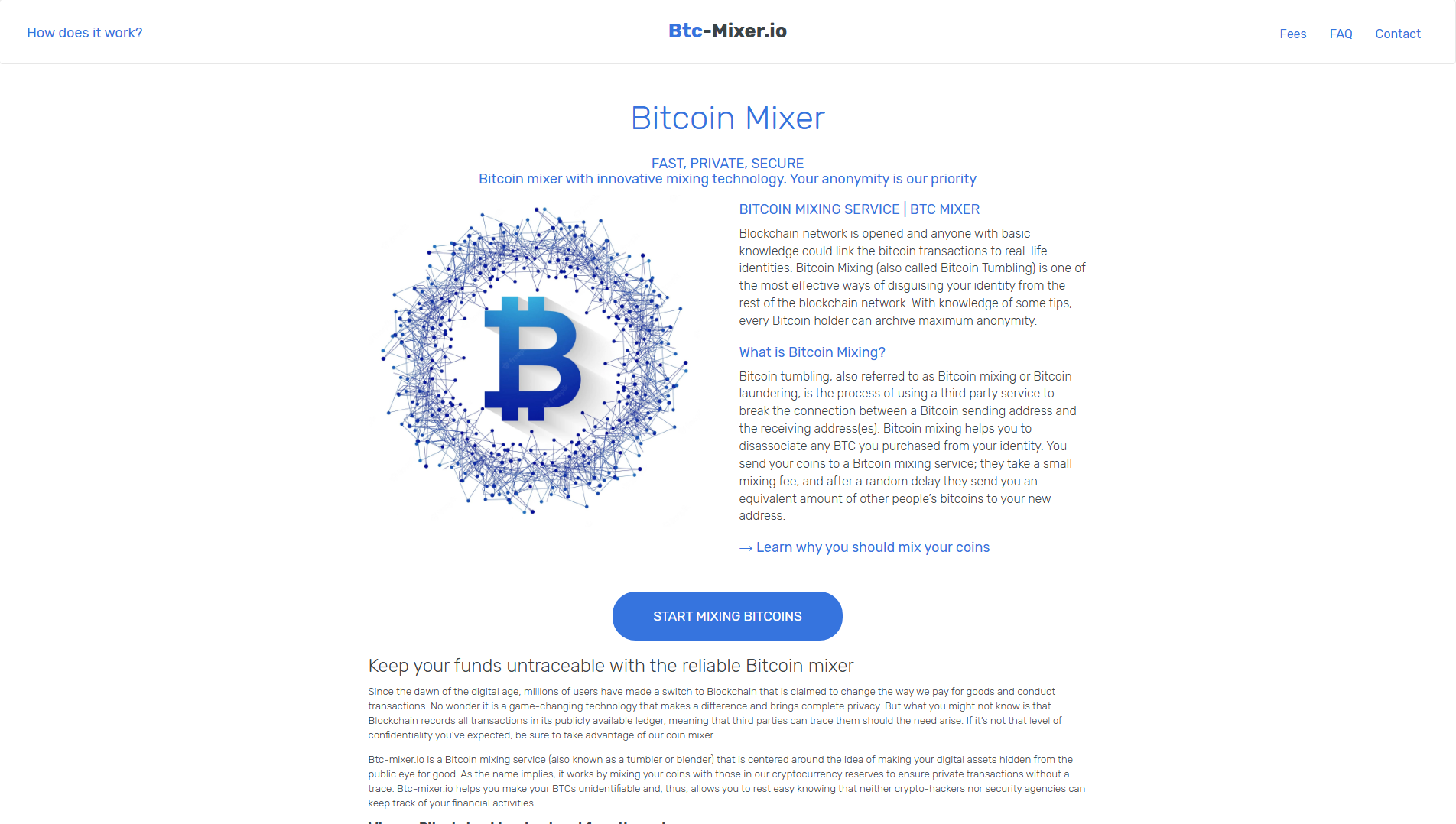 Stored capture of btc-mixer.io