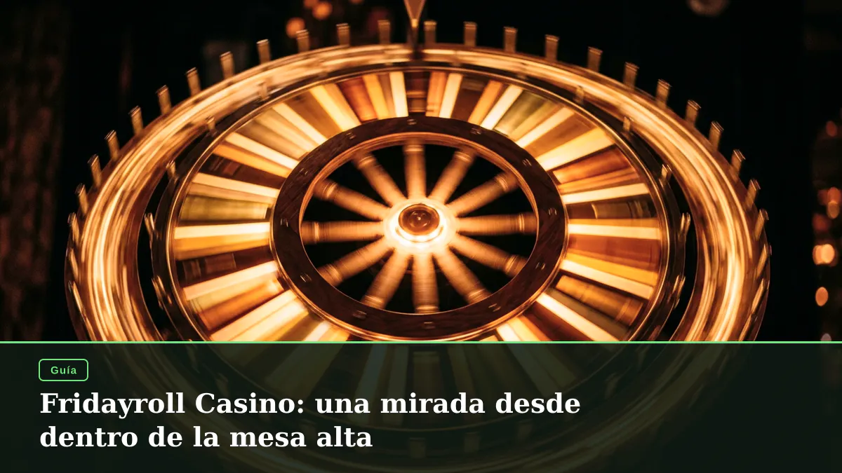 Fridayroll Casino: una mirada desde dentro de la mesa alta