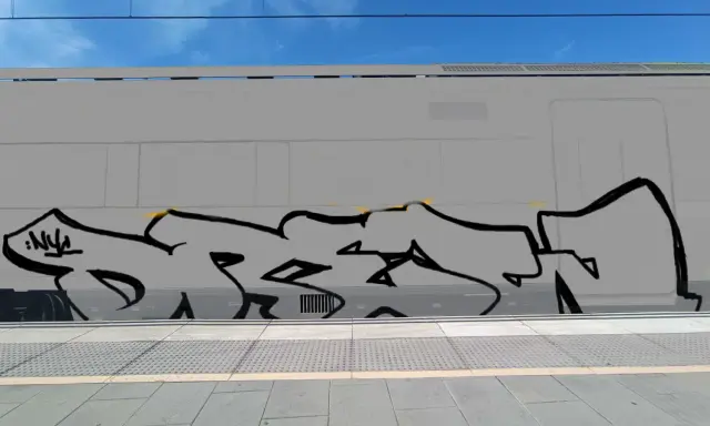 Graffiti artwork by Drew