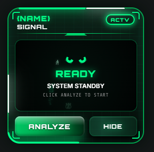 Green Blink Eye