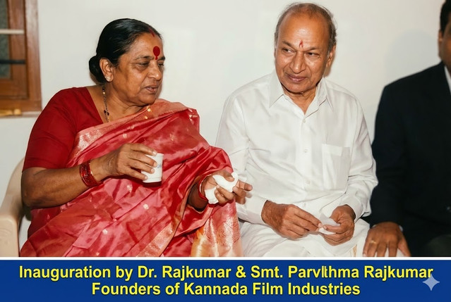 Dr. Rajkumar and Smt. Parvathamma Rajkumar at ICE Mega Expo