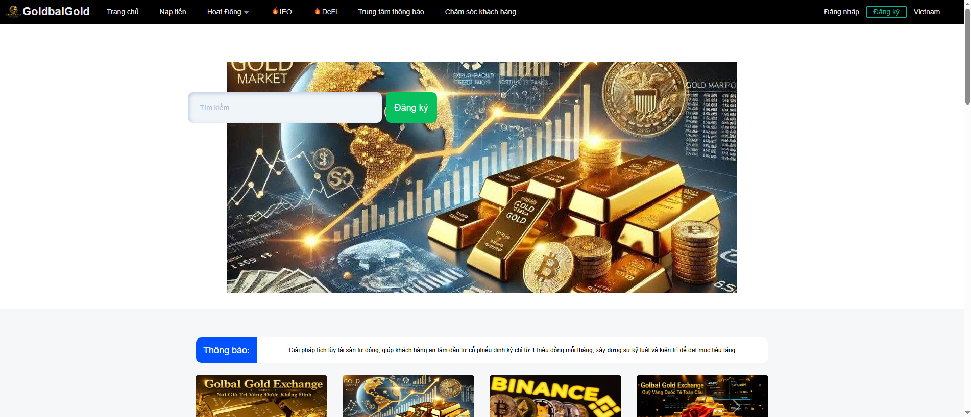 Stored capture of goldbalgoldexchange.asia