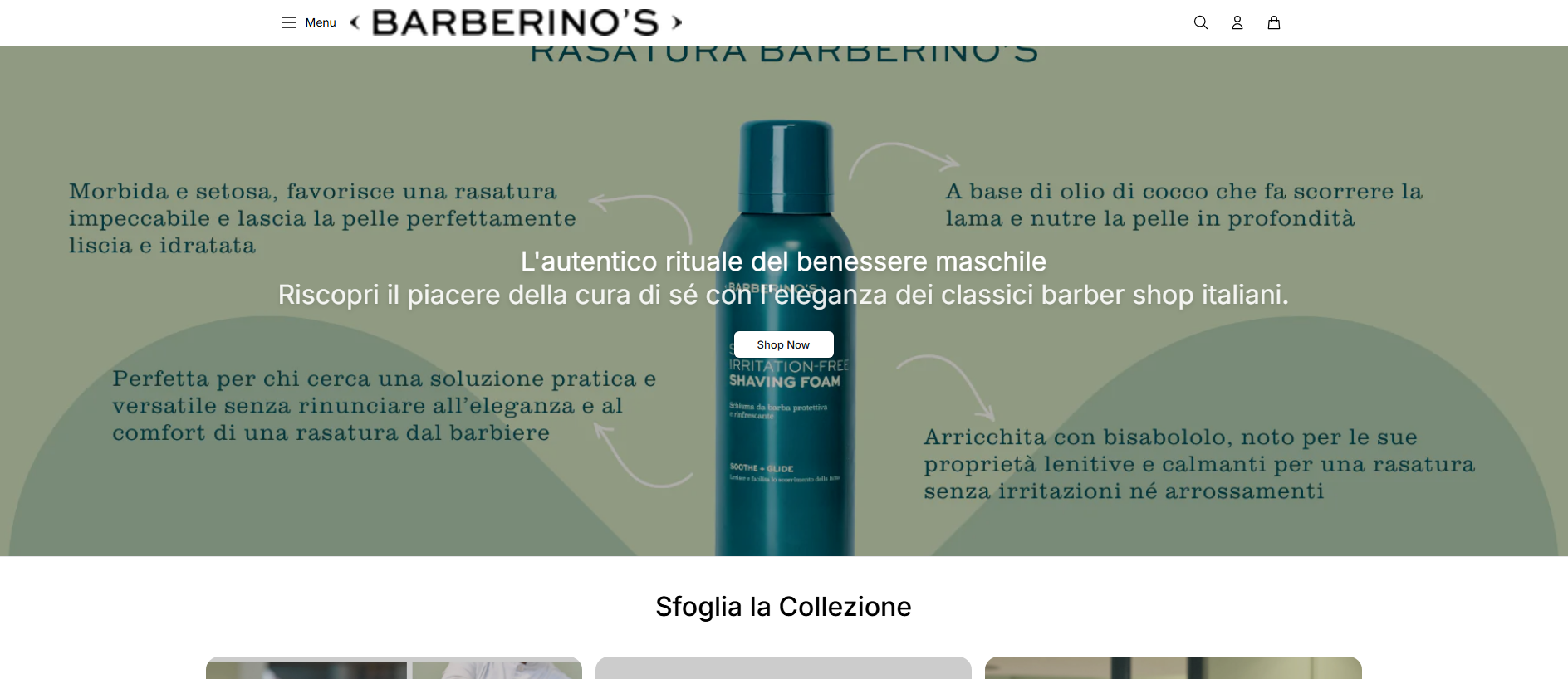 Stored capture of barberinosonline.shop