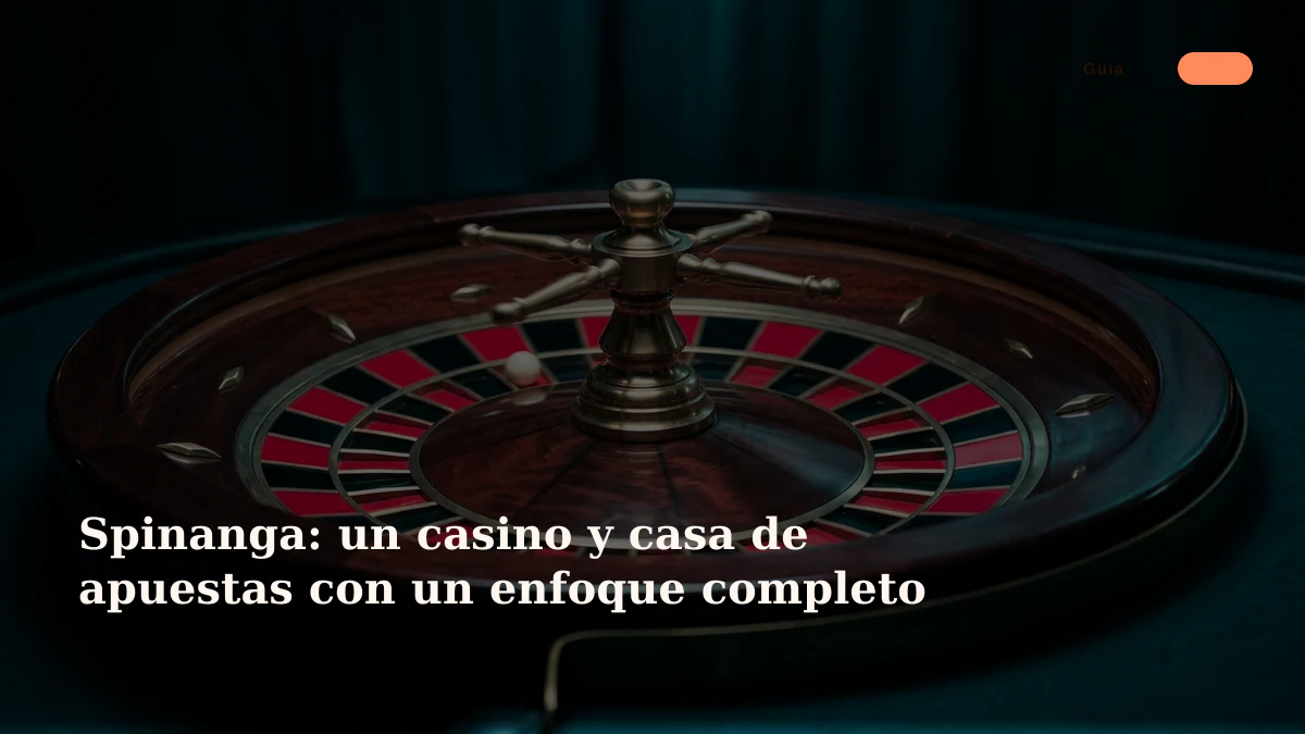 Spinanga: un casino y casa de apuestas con un enfoque completo