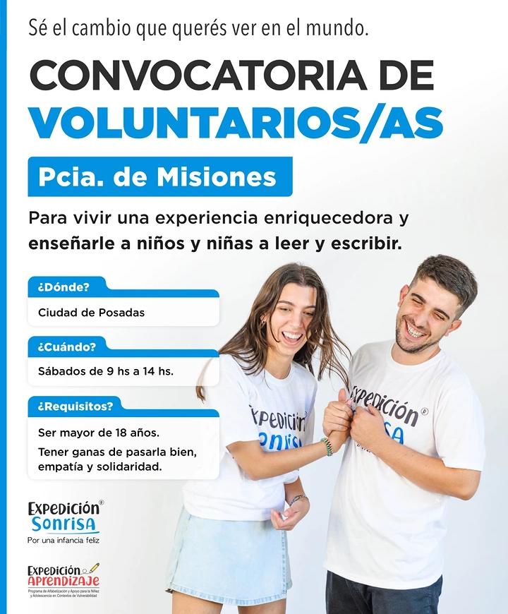 Se buscan Voluntarios en Posadas