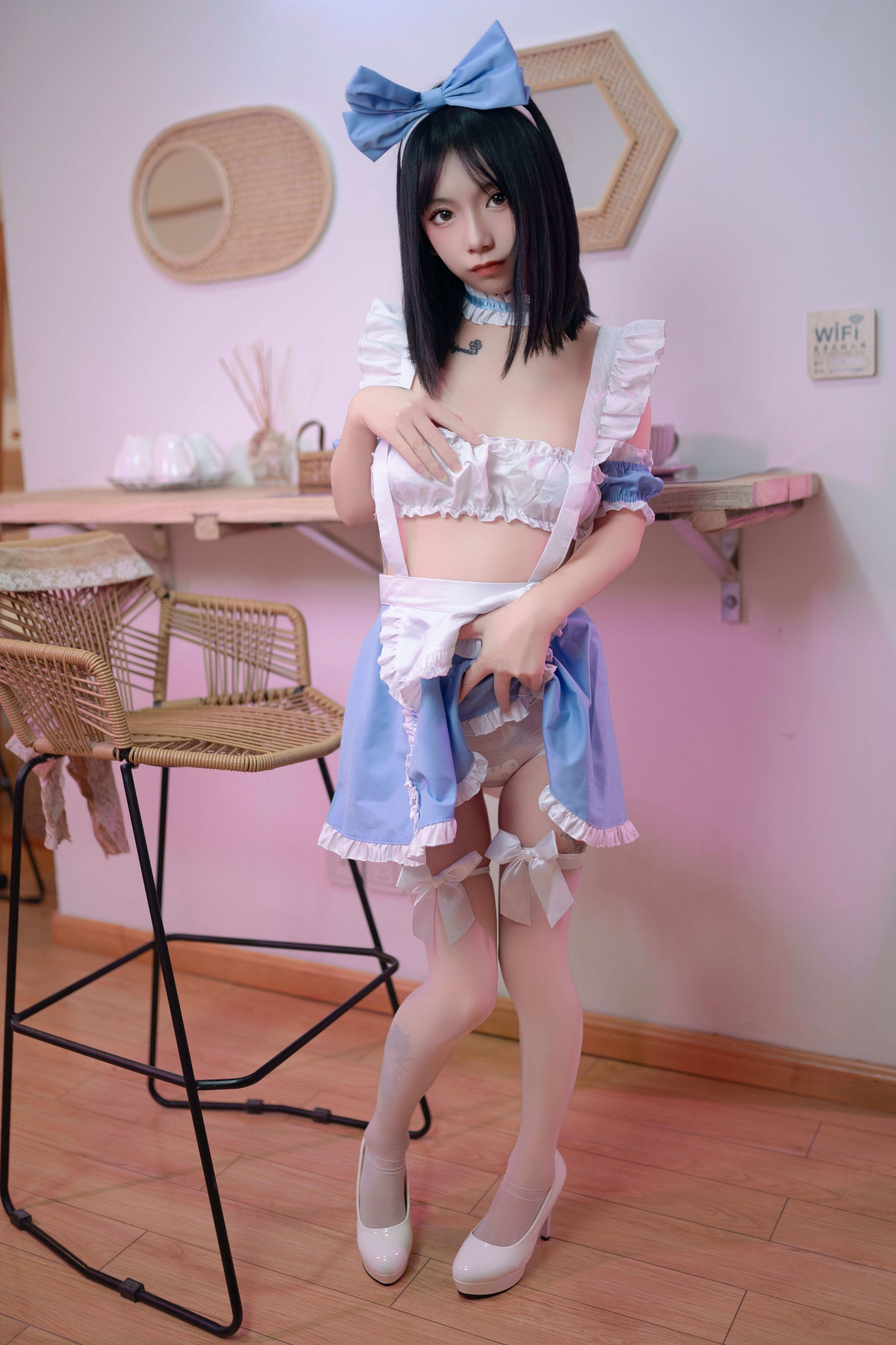 【套圖x30】JVID-妍妍Angel，同學的清新微笑[50P]