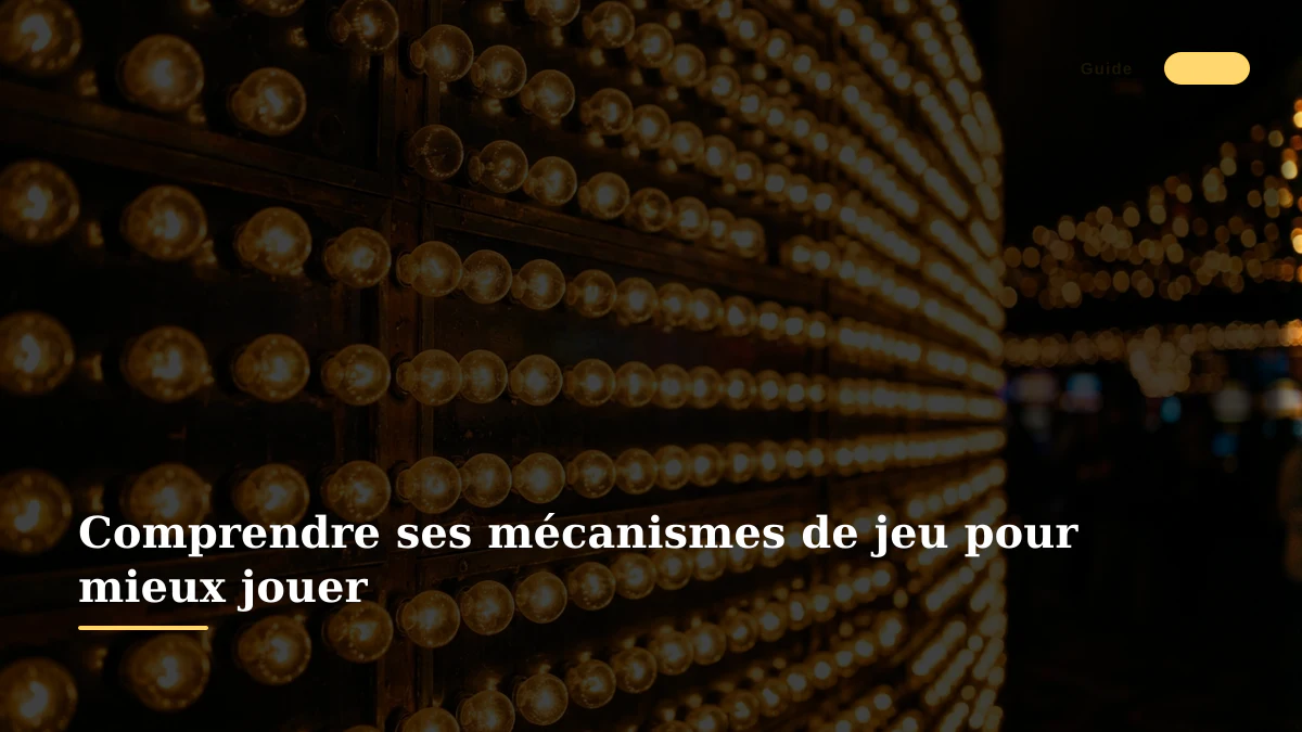 Comprendre ses mécanismes de jeu pour mieux jouer