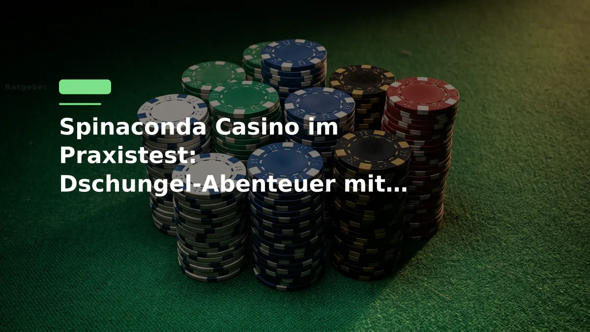 Spinaconda Casino im Praxistest: Dschungel-Abenteuer mit Hindernissen