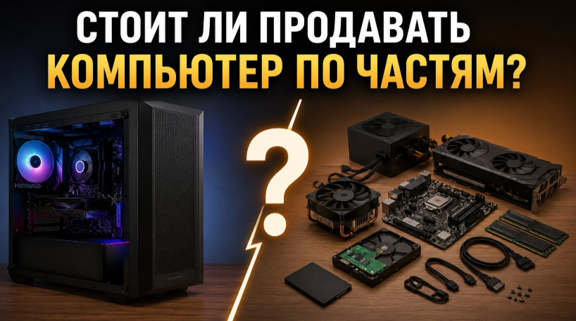 Продать компьютер по частям