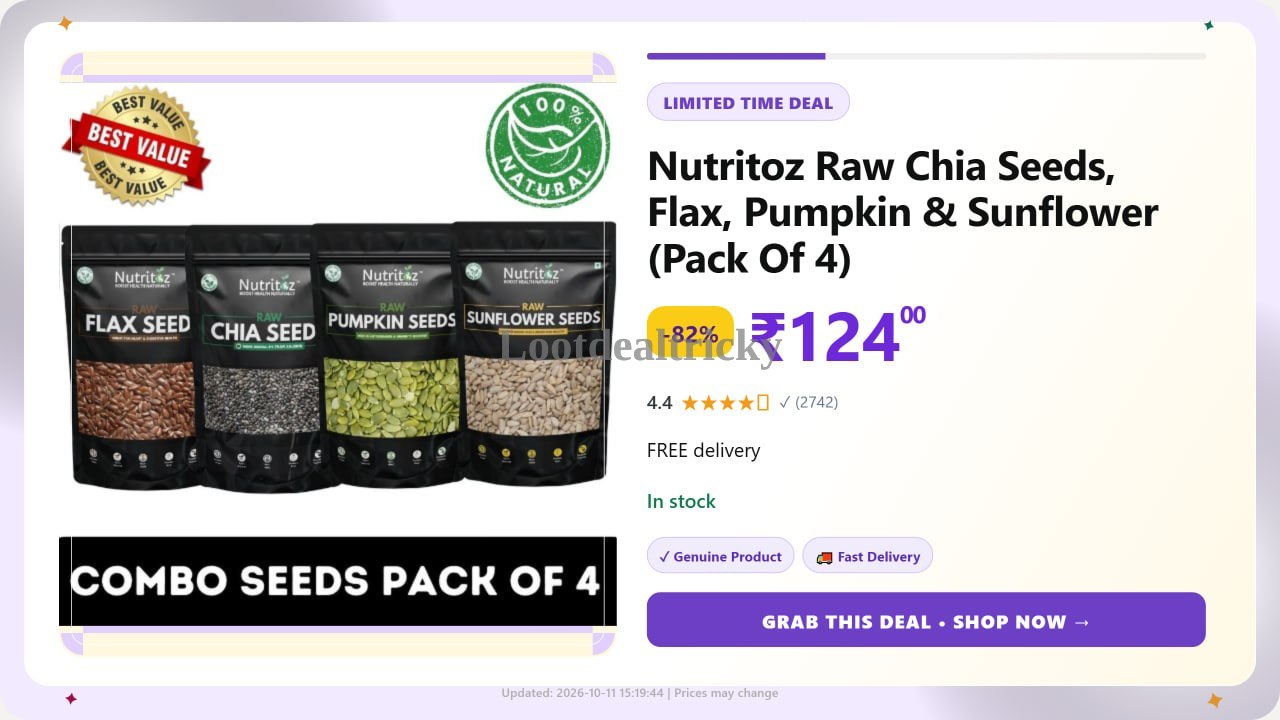 nutritoz Raw Chia – Just ₹124 | Loot Lo nutritoz Raw Chia – Just ₹124 | Loot Lo
