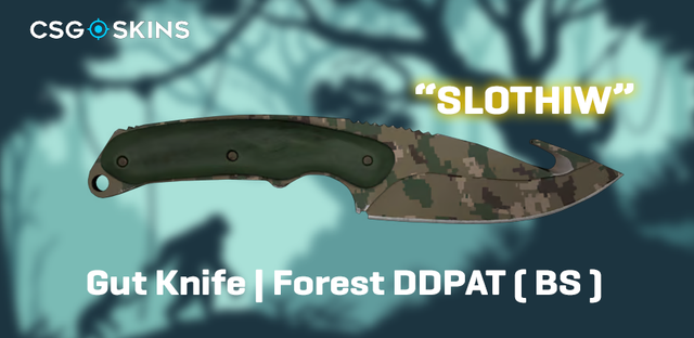 Gut Knife | Forest DDPAT ( BS )