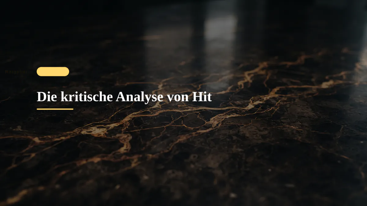 Die kritische Analyse von Hit