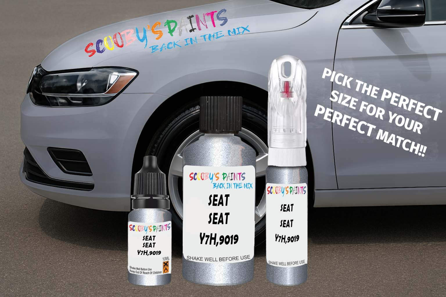 Scooby’s Paints – Seat Triple Touch-Up