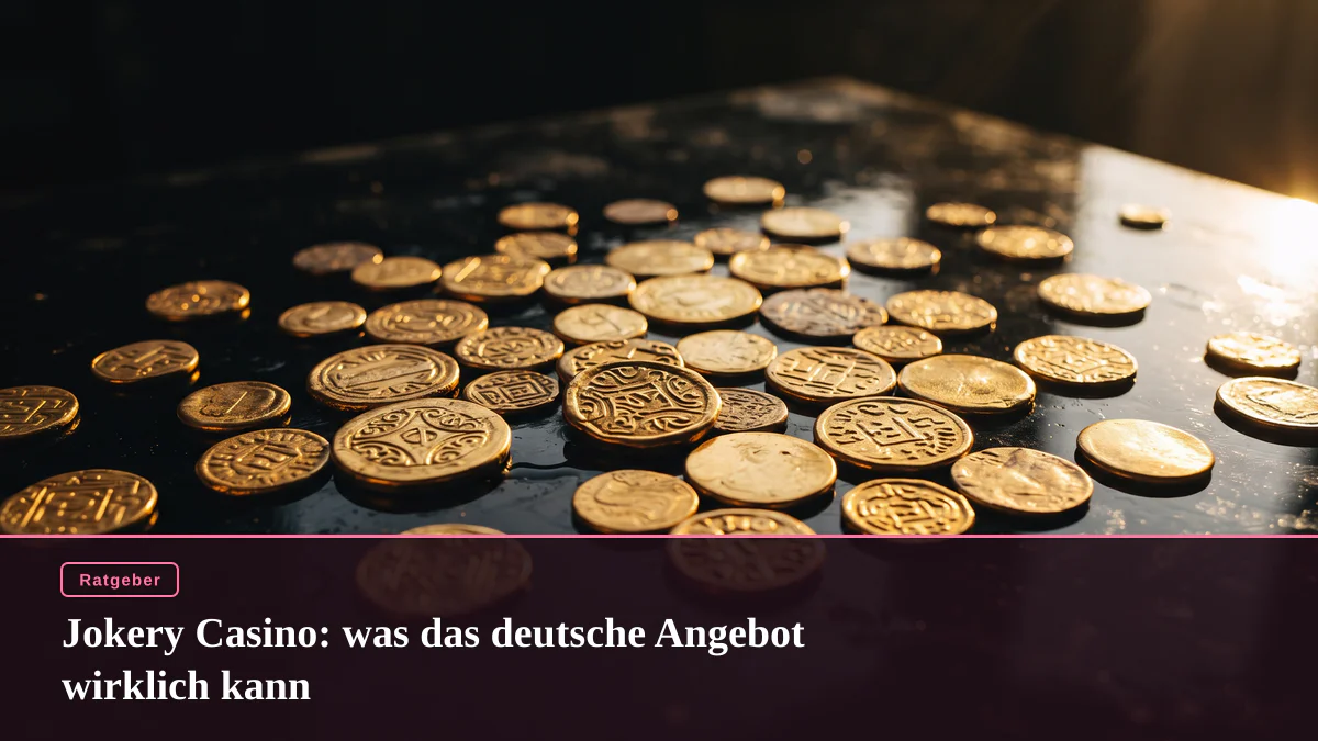 Jokery Casino: was das deutsche Angebot wirklich kann