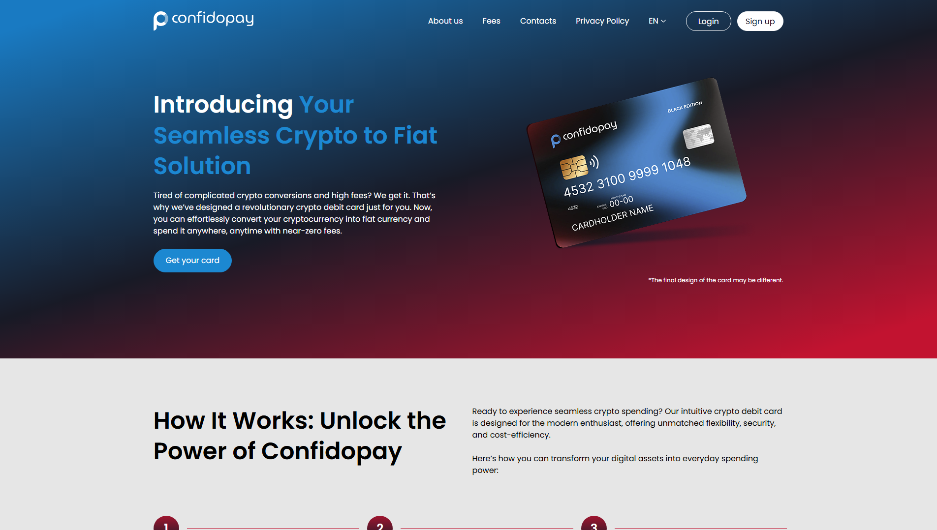 Stored capture of confidopay.com