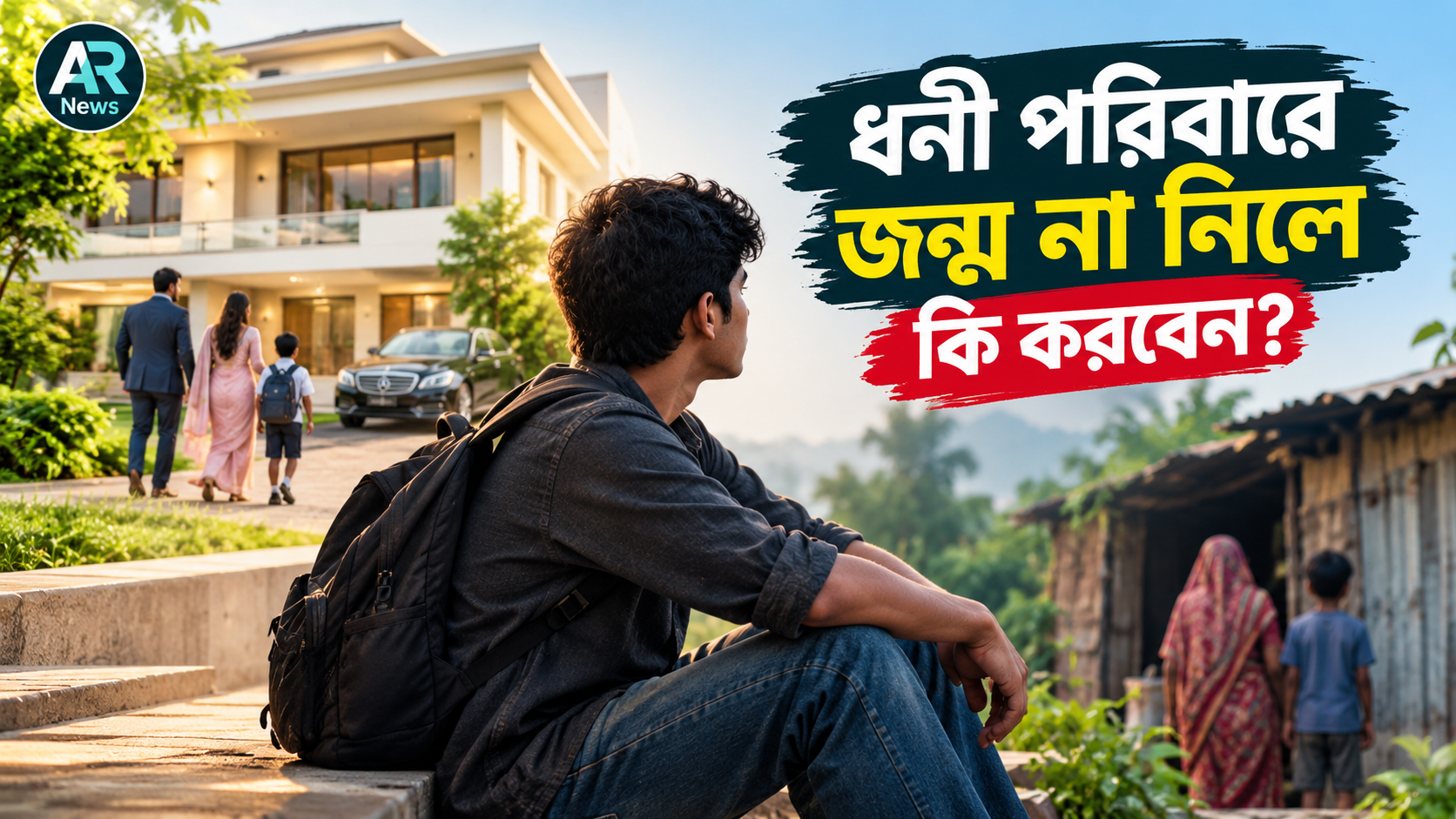 ধনী পরিবারে জন্ম না নিলে কী করবেন?