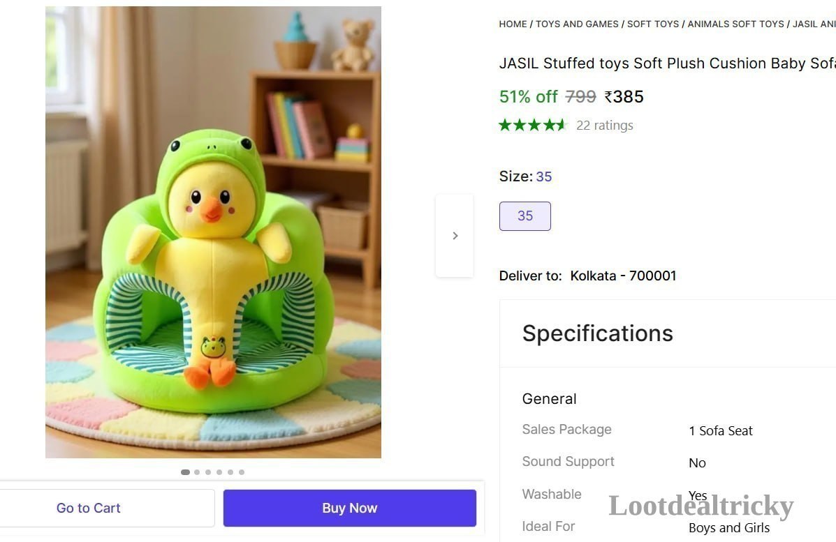 Jasil Stuffed Chair Offer Image