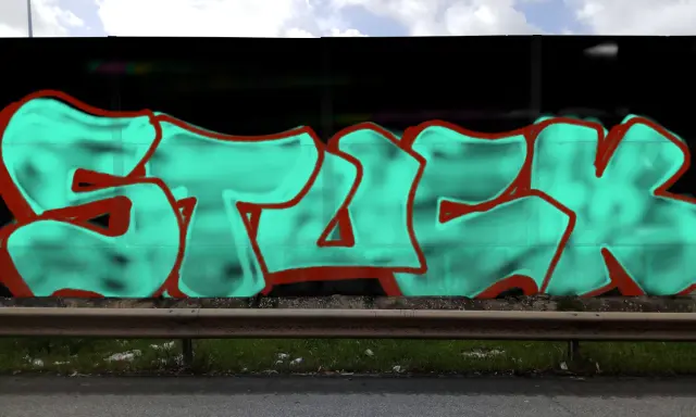 Graffiti artwork by STUCK1