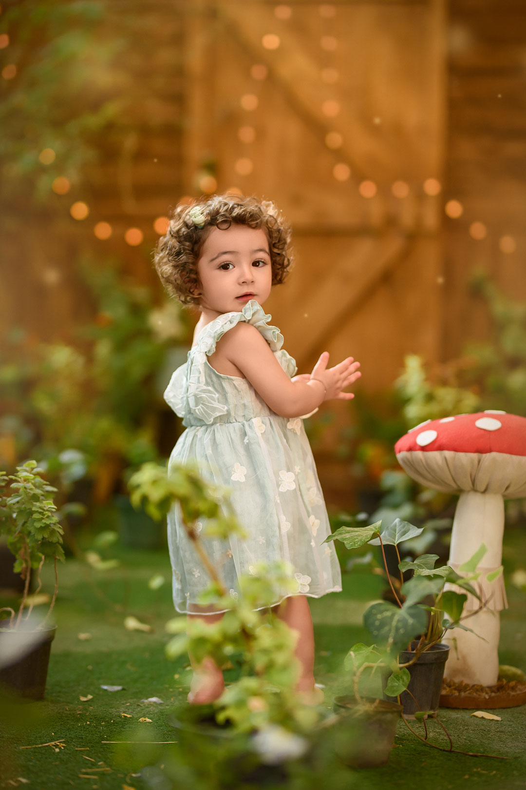 عکاسی خانواده در فضای باز مشهد - لوکیشن سبز نویسا