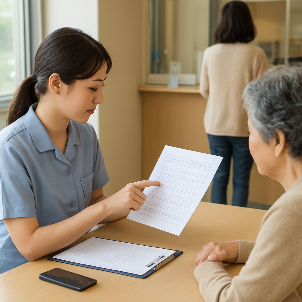 elderly care home visit nurse korean