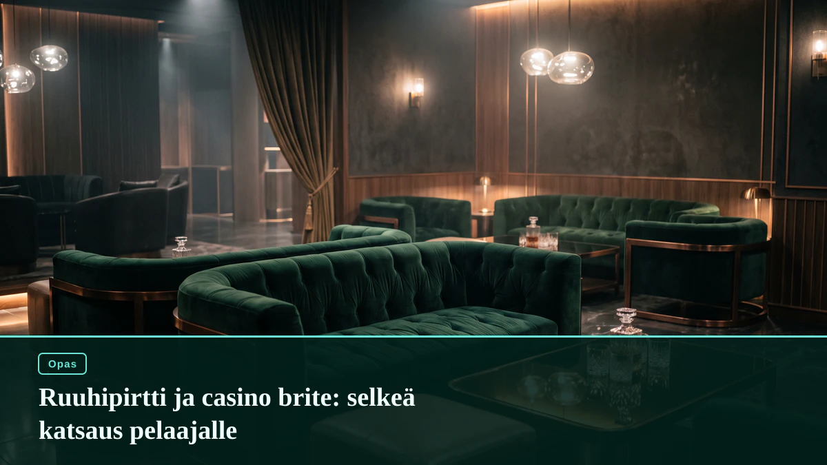 Ruuhipirtti ja casino brite: selkeä katsaus pelaajalle