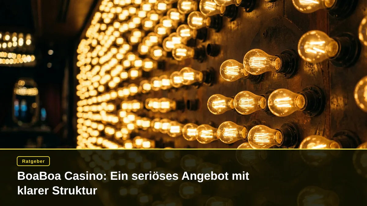 BoaBoa Casino: Ein seriöses Angebot mit klarer Struktur