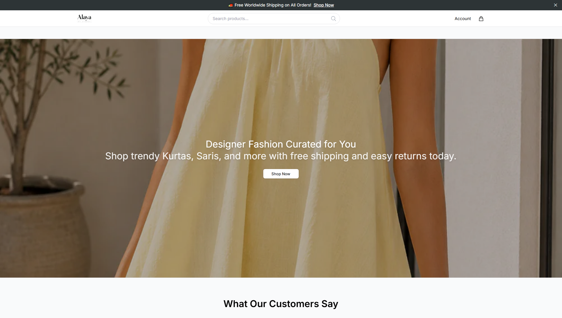 Stored capture of alacouture.shop
