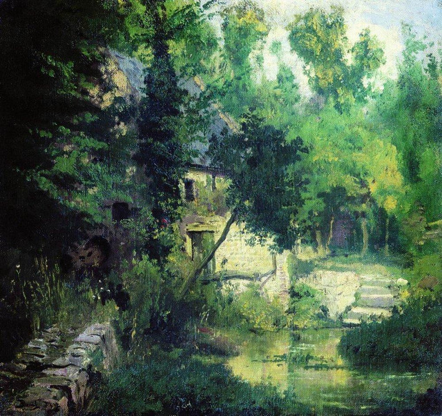 Мельница на истоке речки Вёль 1874