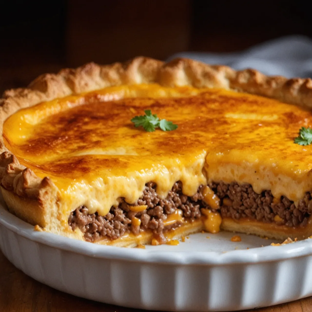 Ultimate Homemade Cheeseburger Pie Recipe