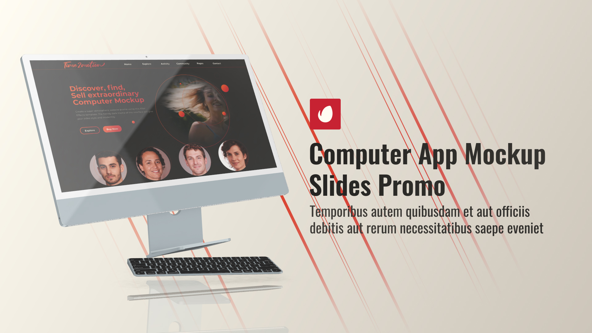 Web Promo Desktop Mockup Web Promo Desktop Mockup