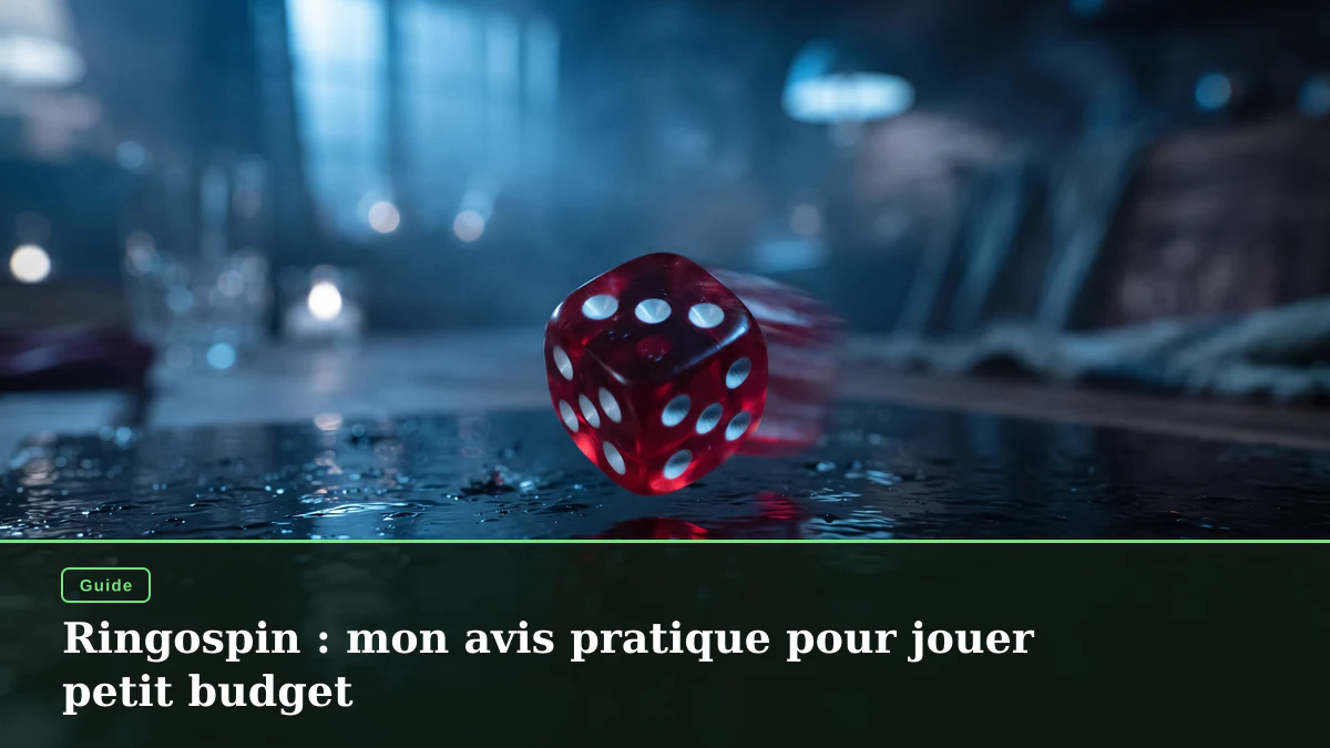 Ringospin : mon avis pratique pour jouer petit budget