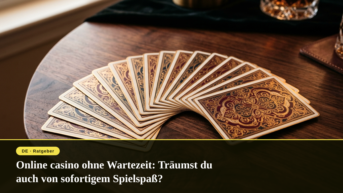 Online casino ohne Wartezeit: Träumst du auch von sofortigem Spielspaß?