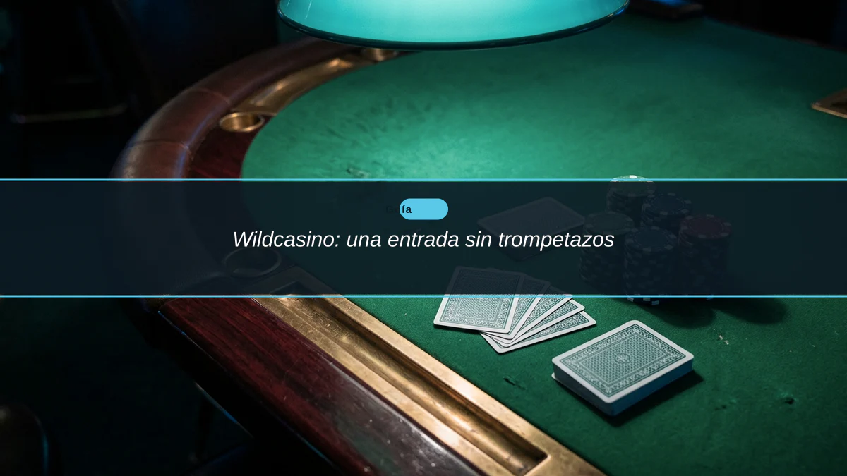 Wildcasino: una entrada sin trompetazos