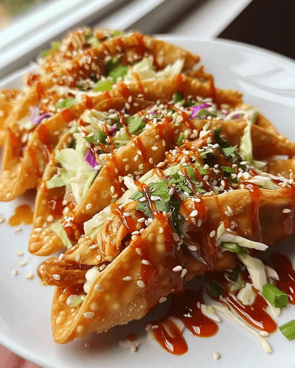 Crispy Chicken Wonton Tacos step photo