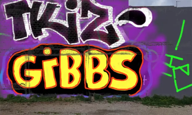 Graffiti artwork by Tkiz