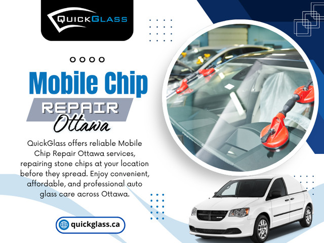 The reality is quite different. A small chip can quickly grow into a long crack because of everyday driving, changing weather, or even a simple bump in the road. Acting early with mobile chip repair Ottawa services is often the easiest and most affordable way to prevent further damage.

Related Link: https://quickglass.ca/windshield-replacement-ottawa/

Address: 65 Bentley Ave Unit 13, Nepean, ON K2E 8B4, Canada
Phone: +16132650544

Read Our Blogs:
https://quickglassottawa.wordpress.com
https://quickglassottawa.weebly.com/
https://sites.google.com/view/quickglassottawa

More Links:
https://heylink.me/quickglass
https://dzone.com/users/5087959/quickglass.html
https://www.reverbnation.com/quickglass