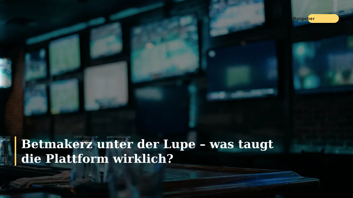 Betmakerz unter der Lupe – was taugt die Plattform wirklich?