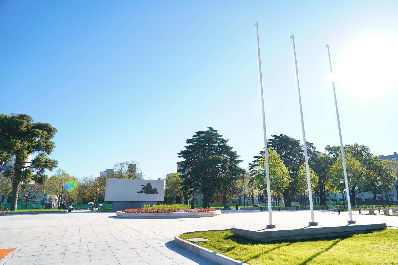 Plaza España tras su restauración