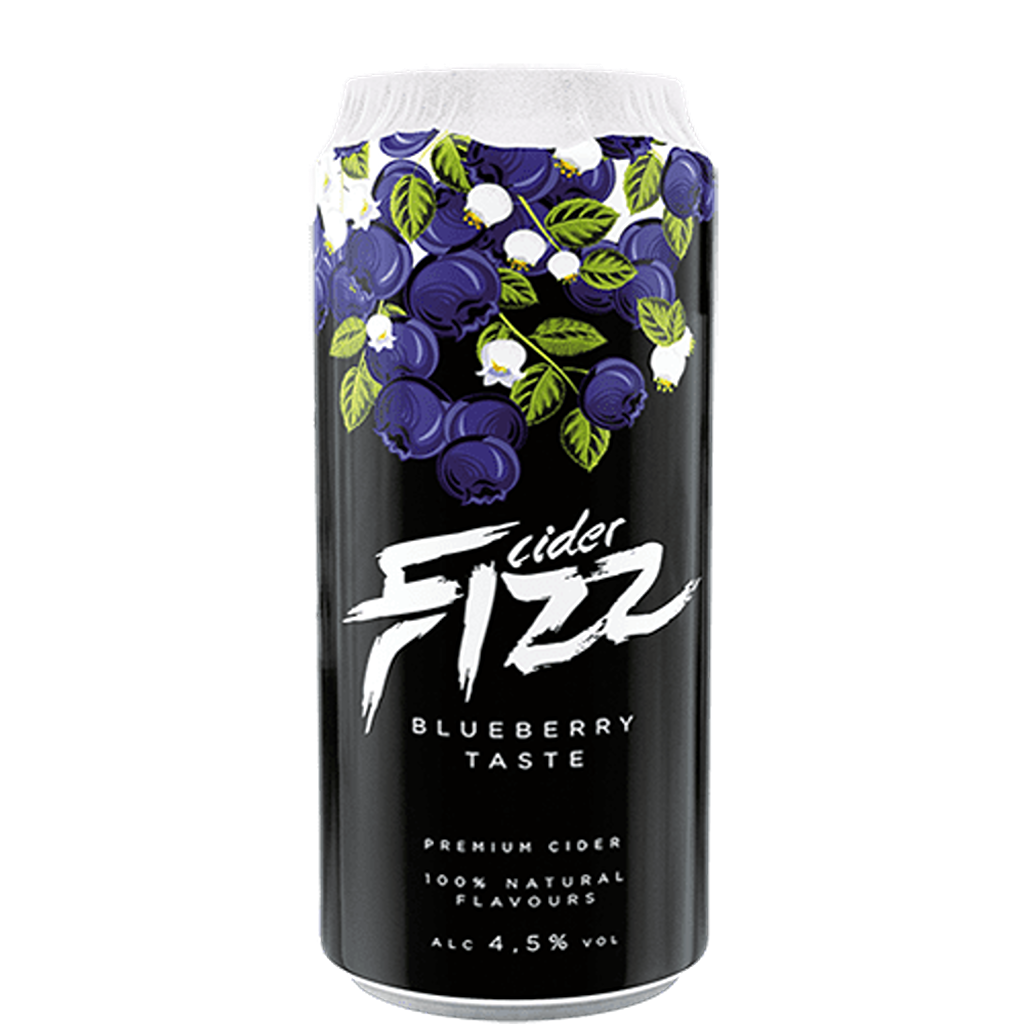 Blueberry Cider Fizz