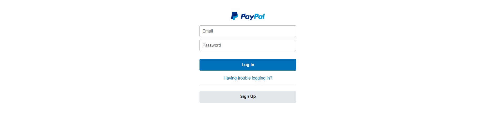 Stored capture of paypal-us-home.blogspot.com