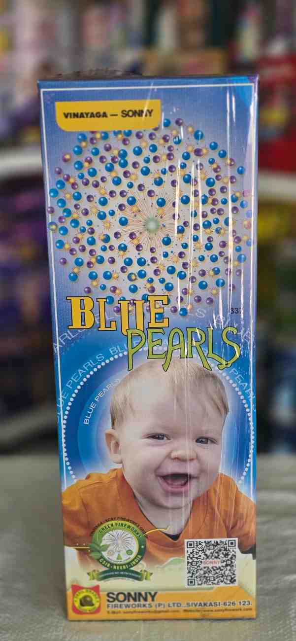 Blue pearls(2pcs)