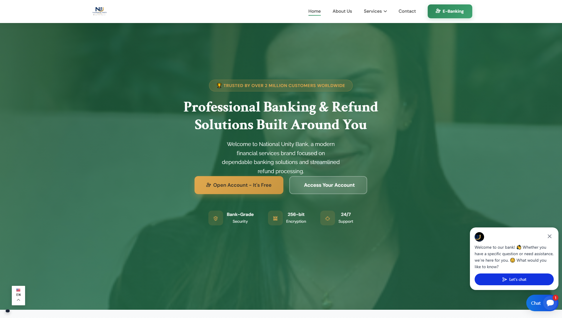 Stored capture of nationalunitybank.com