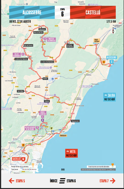 Stage 6 route