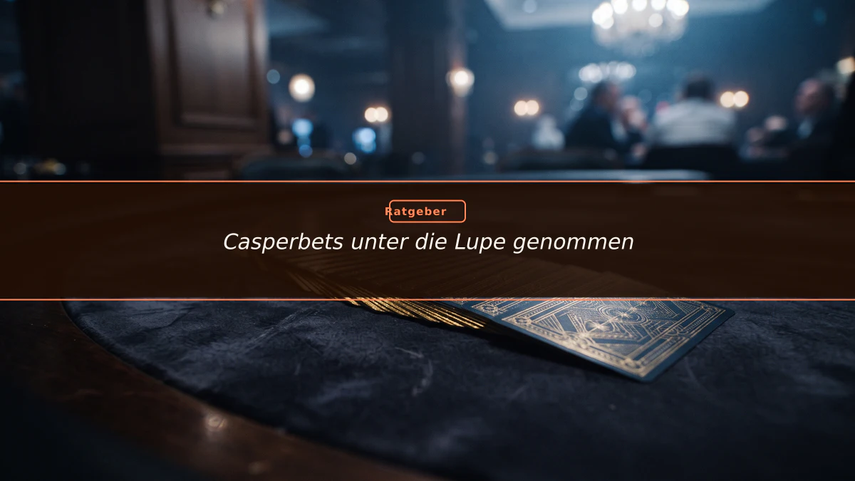 Casperbets unter die Lupe genommen