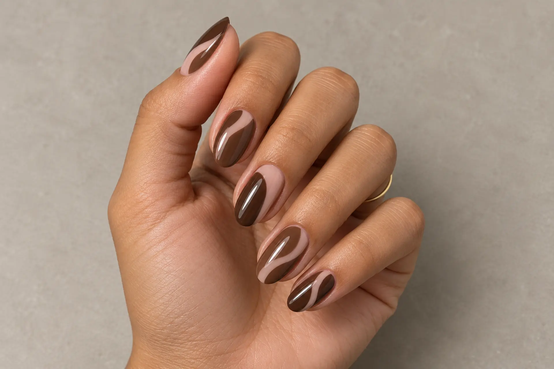 25 Chocolate Brown Nail Ideas That Look Rich, Not Heavy