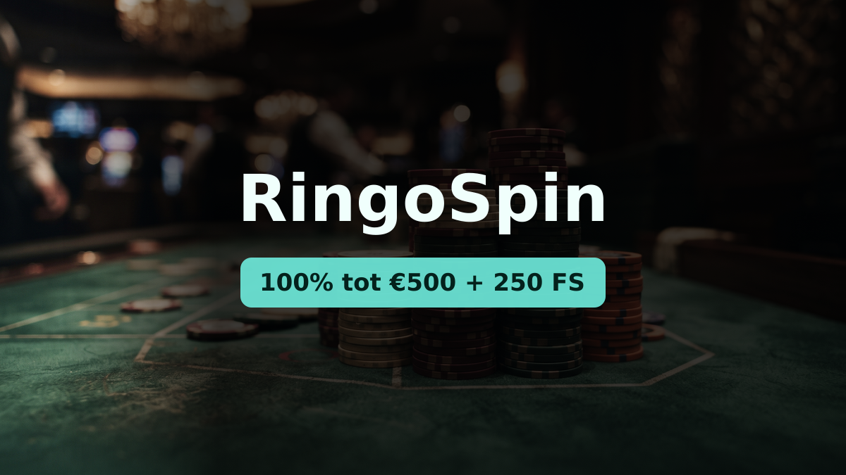 RingoSpin casino — welkomstbonus 100% tot €500 + 250 FS, betalingen: Visa, Mastercard, Skrill, Neteller, Paysafecard